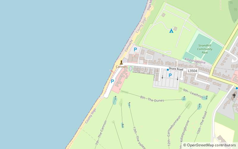 voya seaweed baths strandhill location map