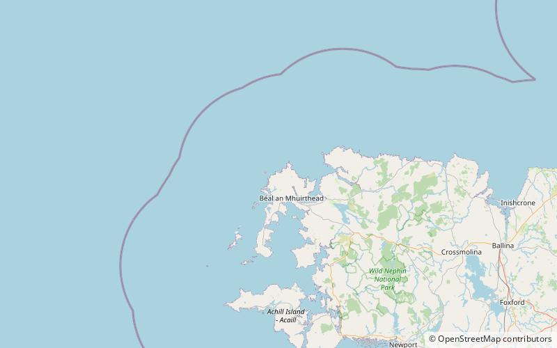 Erris location map