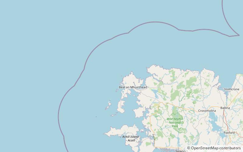 eagle island belmullet location map