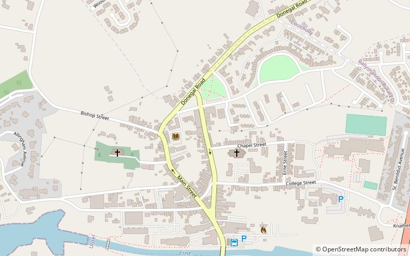 abbey arts centre ballyshannon location map