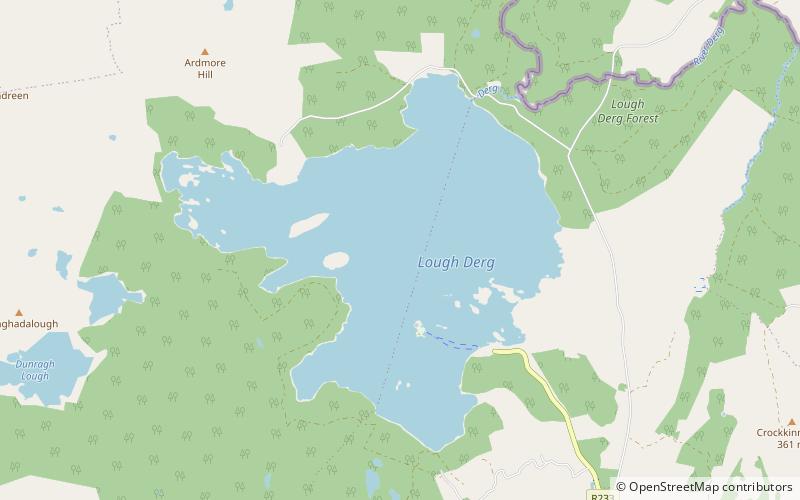 Lough Derg location map