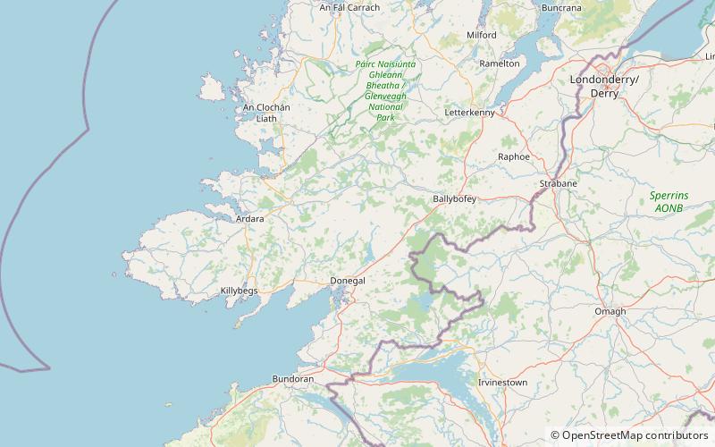 Croaghgorm location map