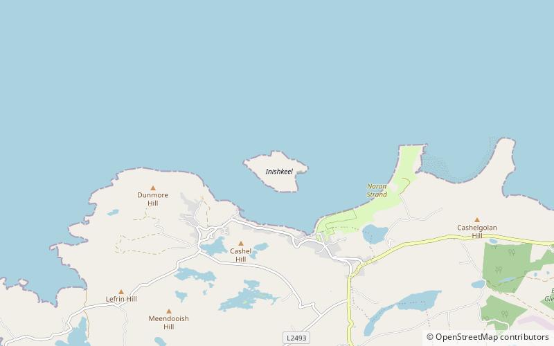 Inishkeel location map