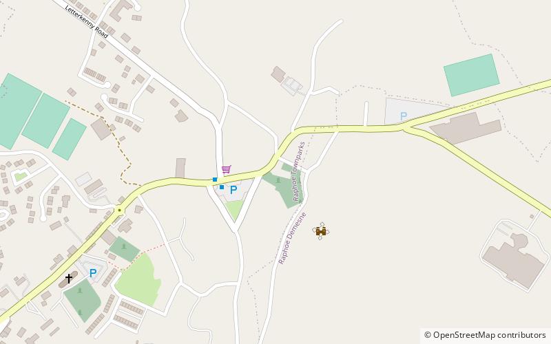 St Eunan's Cathedral location map