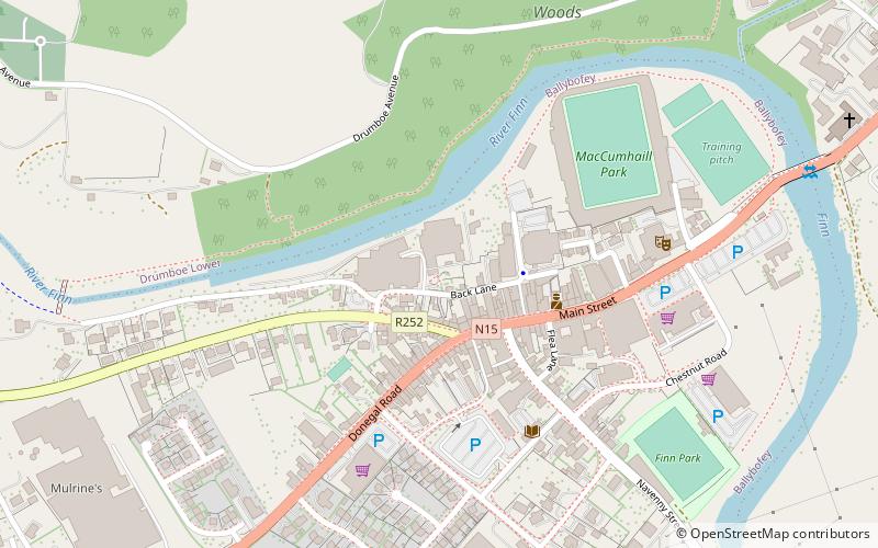 Raphoe South location map