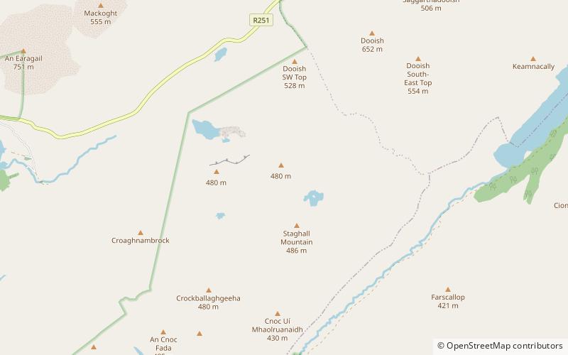 Góry Derryveagh location map