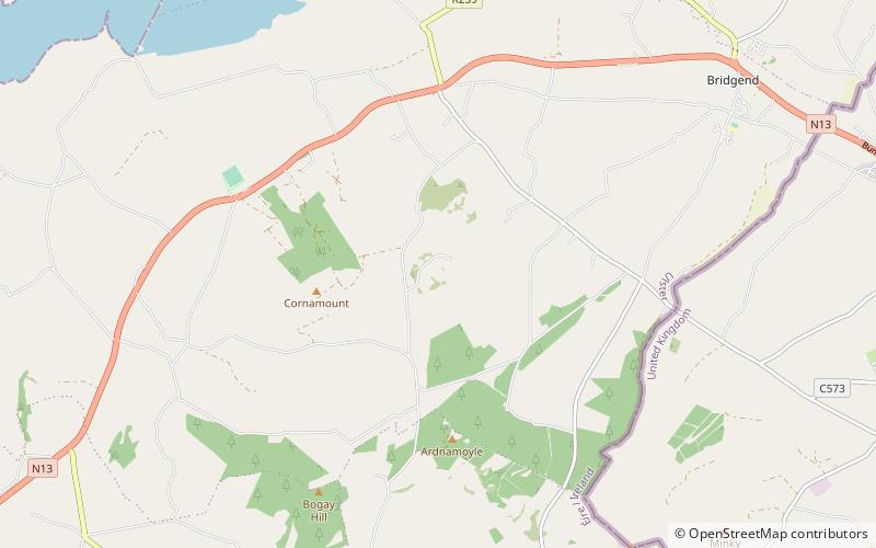 Northern Uí Néill location map
