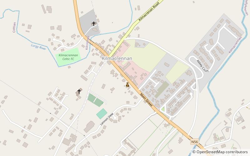 Kilmacrennan location map