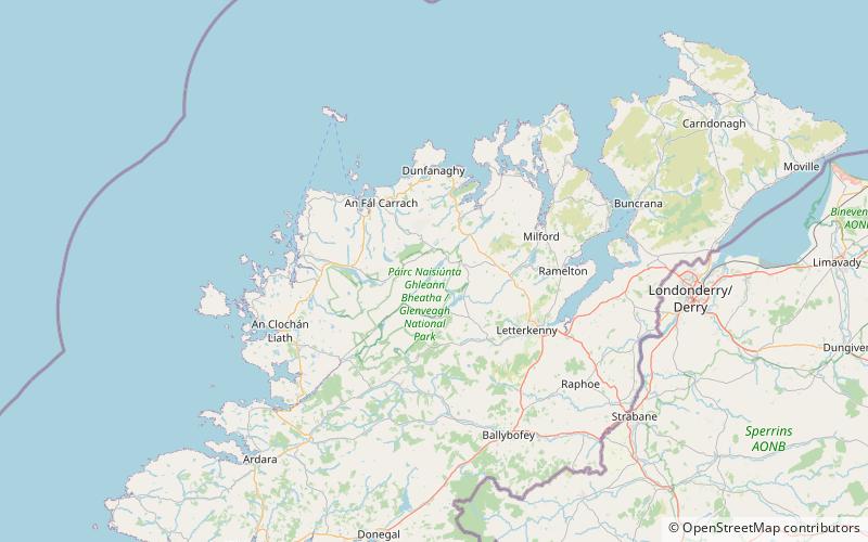 Lough Beagh location map
