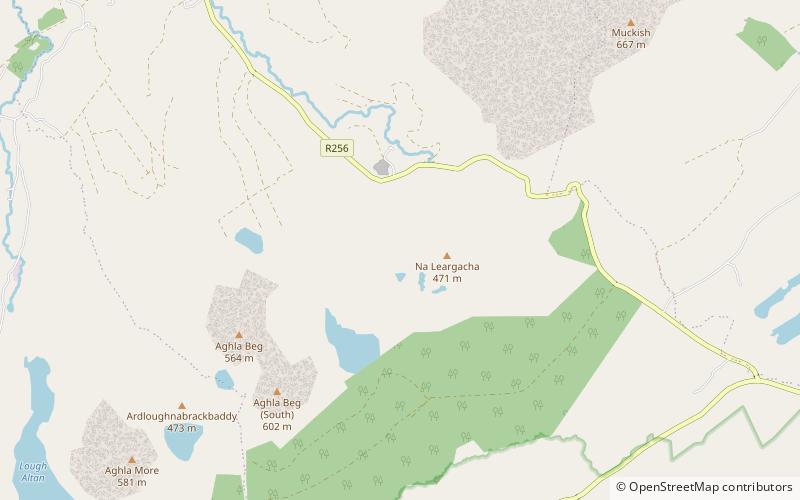 crocknalaragagh location map