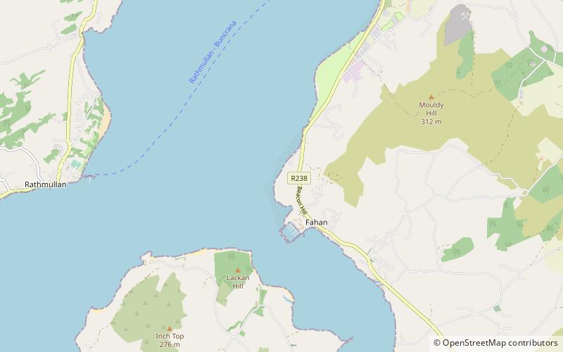 fahan beach location map