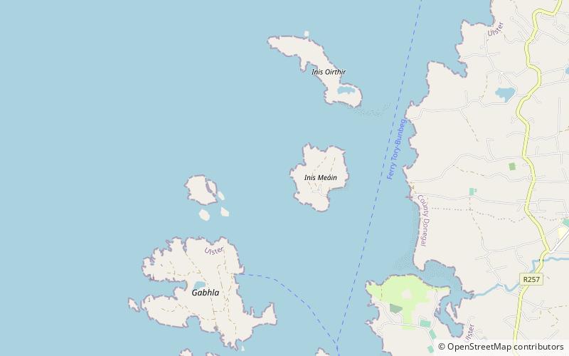 Inishmeane location map