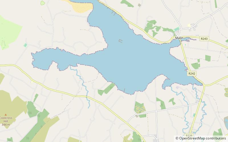 trawbreaga bay location map