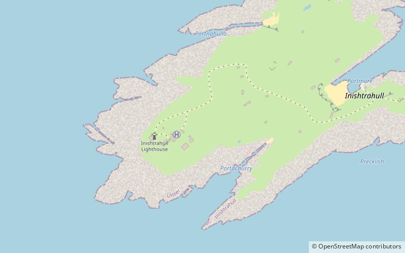 Inishtrahull Lighthouse location map