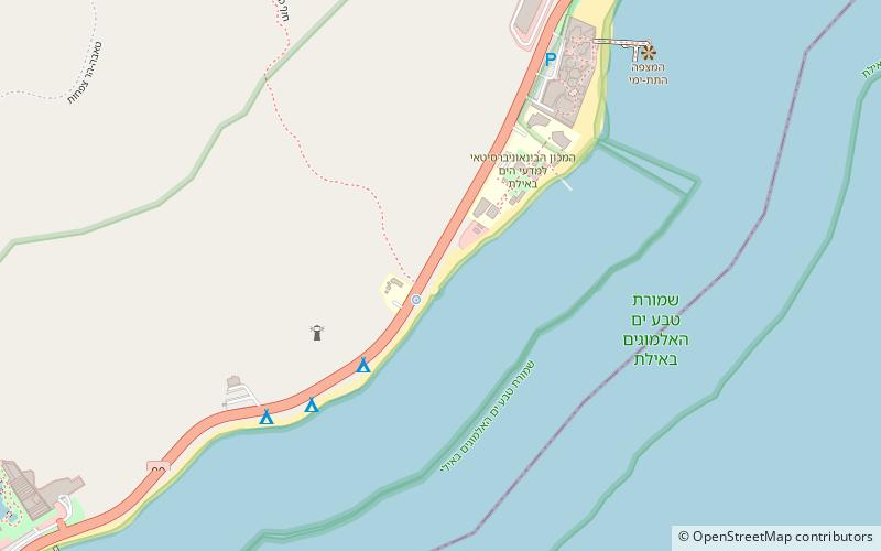 Faro de Eilat location map