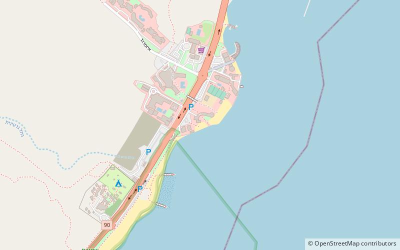 water sports beach location map