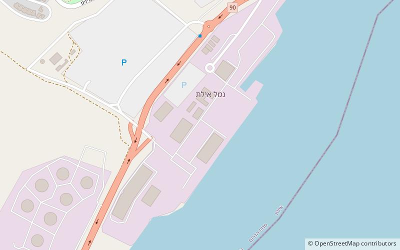 Port d'Eilat location map