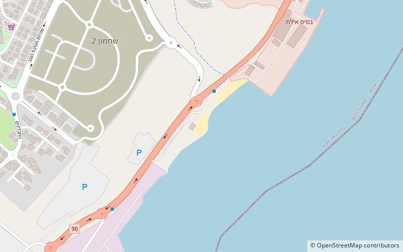 palm beach eilat location map