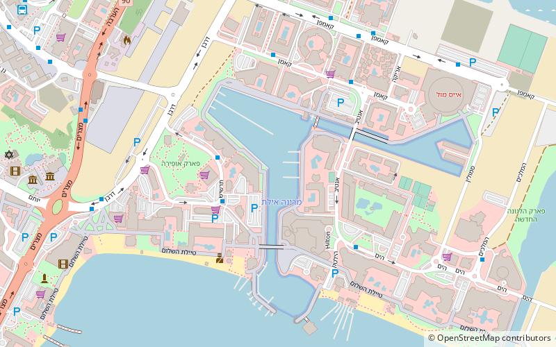 eilat marina location map