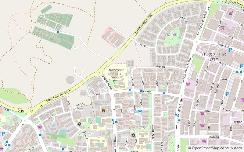 Ben-Gurion University of the Negev location map