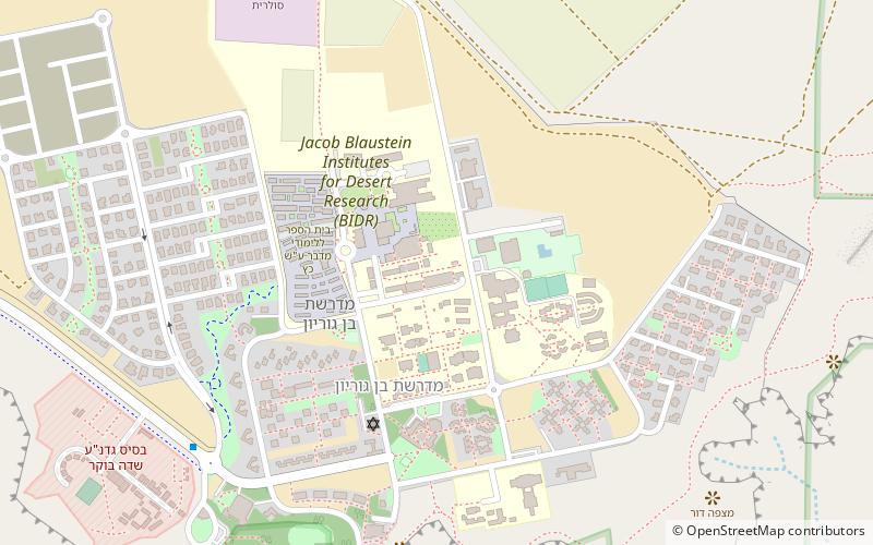 Midreshet Ben-Gurión location map