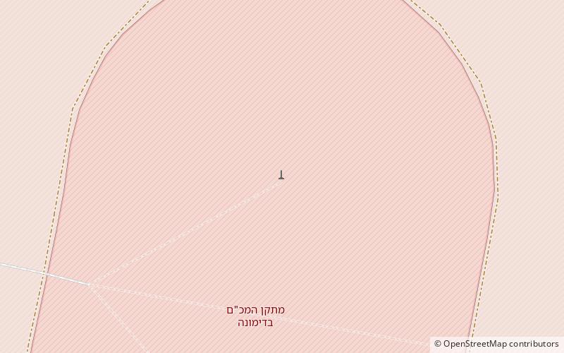 Dimona Radar Facility location map