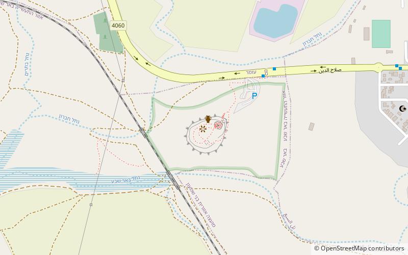 Tell Be’er Scheva location map