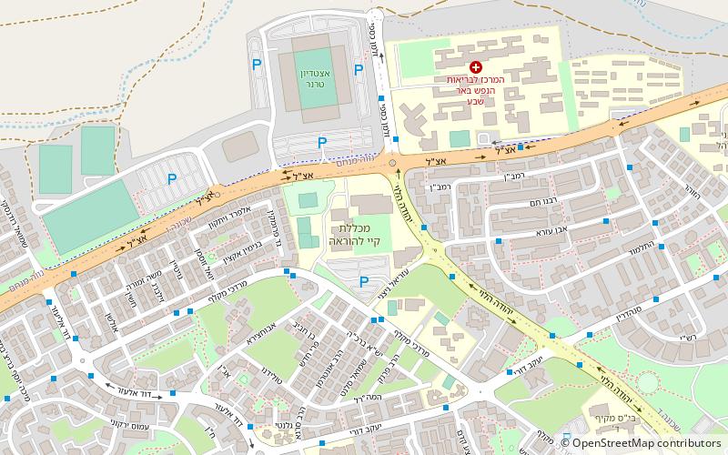 kaye academic college of education beer sheva location map