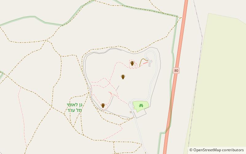 Tel Arad location map