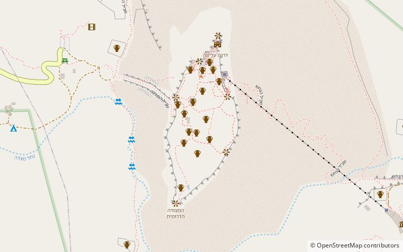 Masada location map