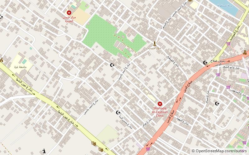 zaytun quarter gaza city location map