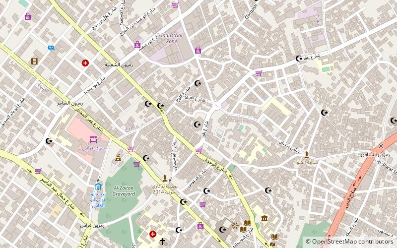 sayed al hashim mosque franja de gaza location map