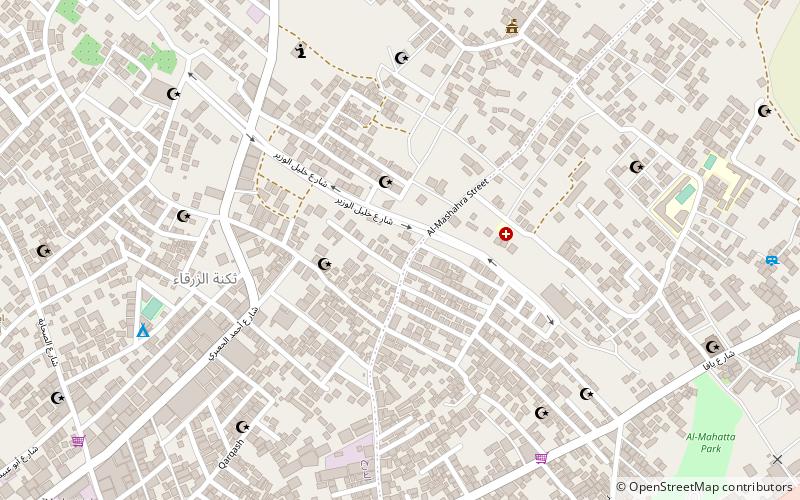 tuffah gaza city location map