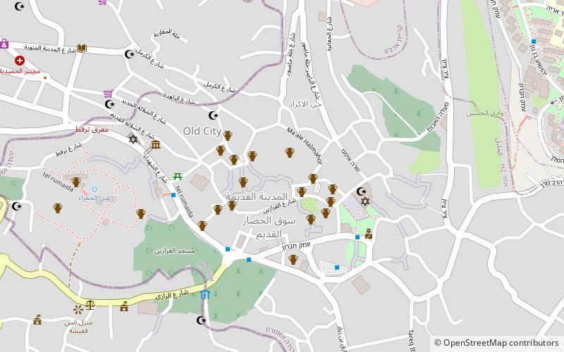 Vieille ville d'Hébron location map