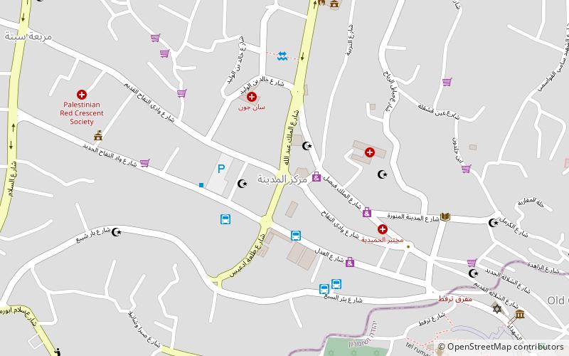 manara roundabout hebron location map