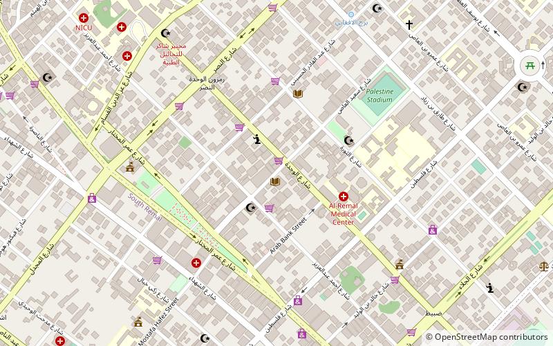 gaza mall gaza strip location map