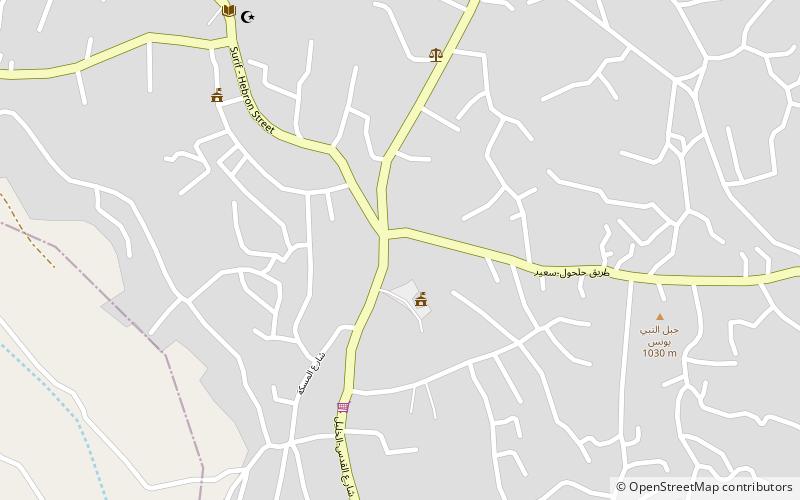 Halhul location map