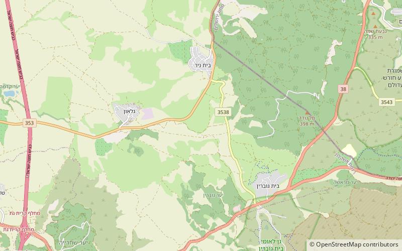 Tel Burna location map