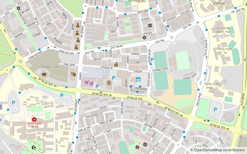 giron mall ashkelon location map