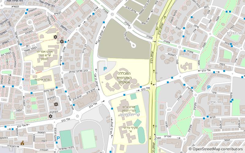 Ashkelon Academic College location map