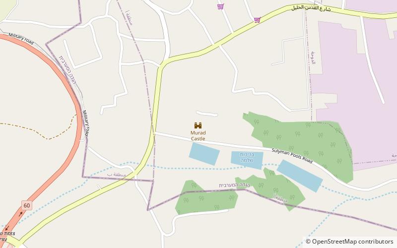 murad castle bethlehem location map