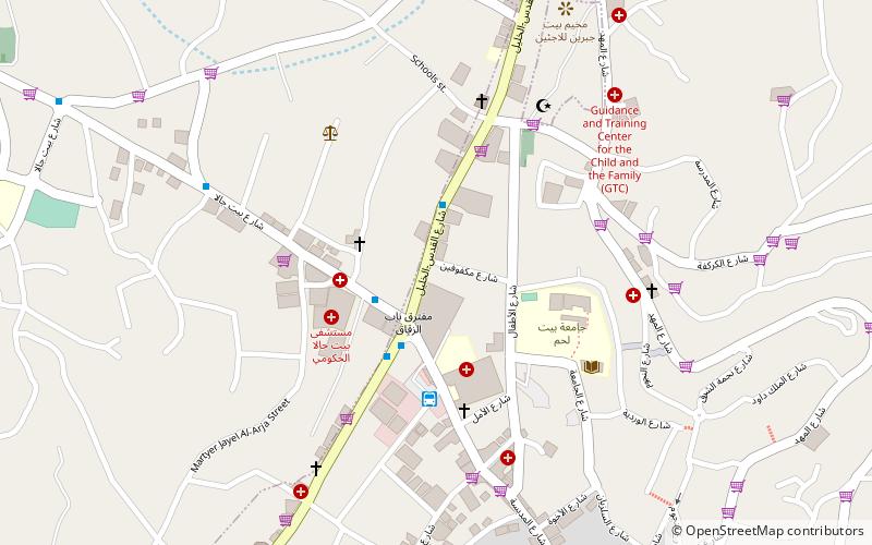 Jacir Palace location map