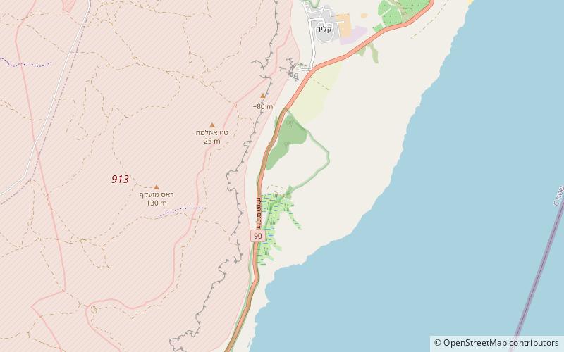 Ain Feshkha location map