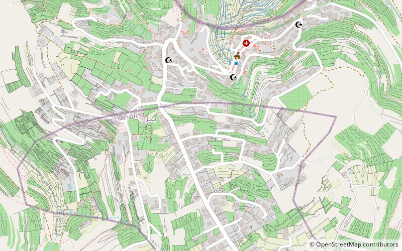 Battir location map