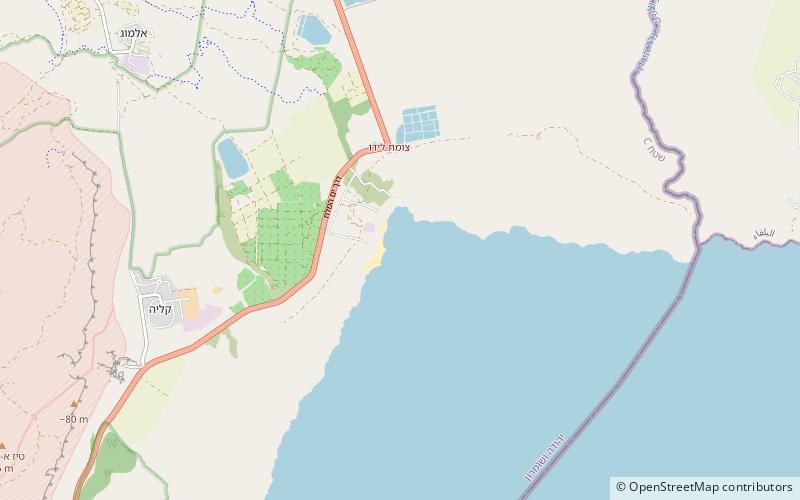 Mar Muerto location map