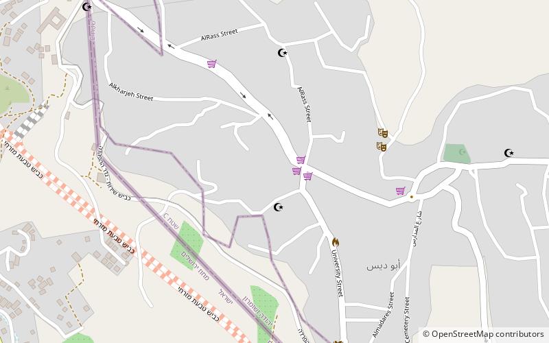 Abu Dis location map