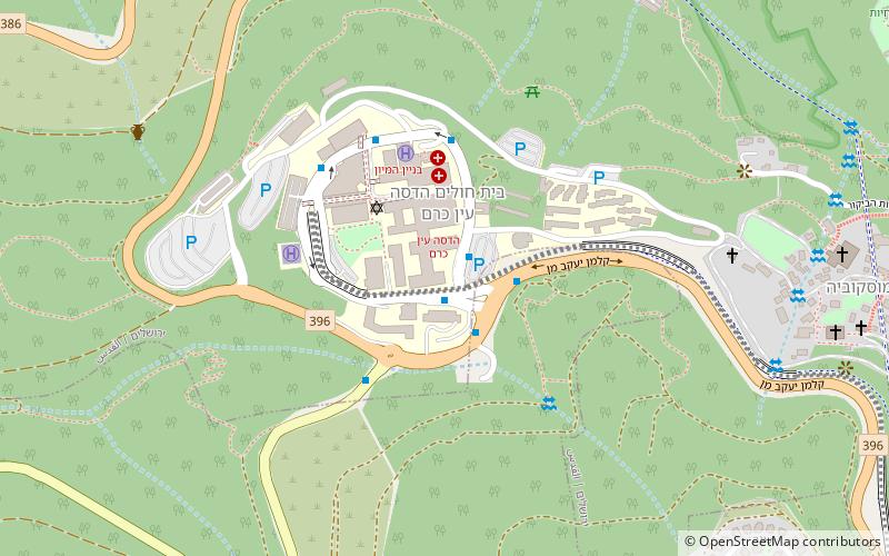 berman medical library jerozolima location map