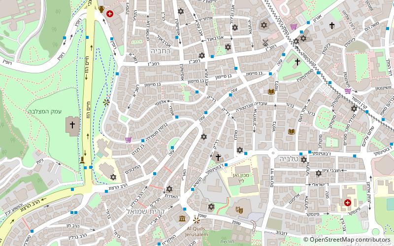 Gaza Street location map