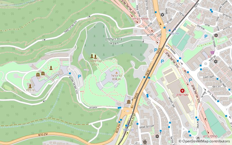 Muzeum Herzla location map