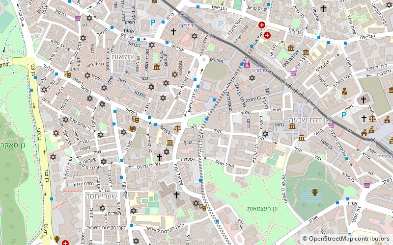 Bezalel location map